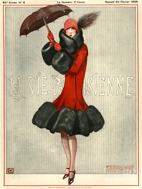 1920s france la vie parisienne magazine drawing by the advertising