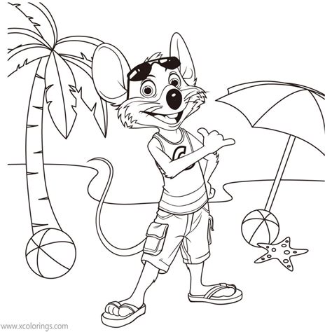 chuck  cheese coloring pages helen henny loves  xcoloringscom