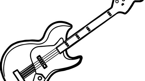 electric guitar drawing  getdrawings