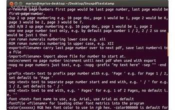 PDF Stamp Command Line screenshot #0