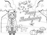 Colouring Pages Coloring Lottie Thanksgiving sketch template