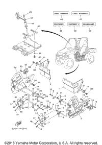 yamaha rhino  yxrfw oem parts babbitts