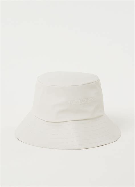 ilse jacobsen waterafstotende bucket hoed gebroken wit de bijenkorf