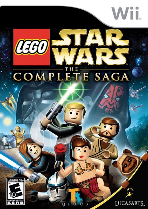 lego star wars the complete saga cover artwork