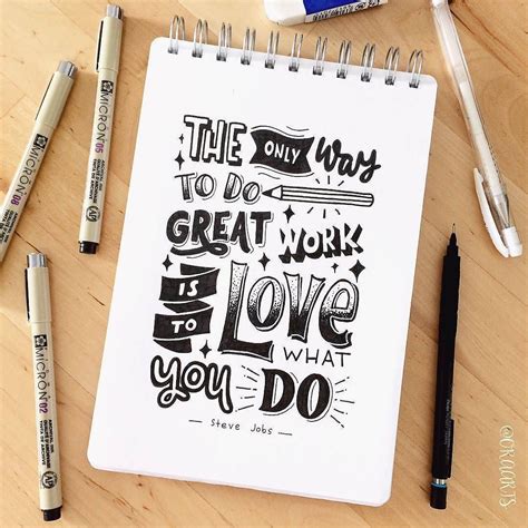 typography hand lettering quotes
