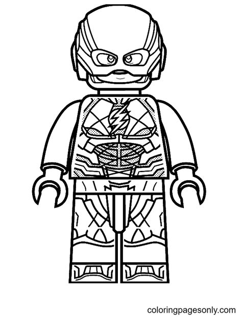 lego flash coloring pages  getcolorings   pr vrogueco