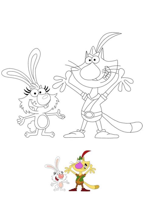 find    printable coloring pages  nature cat