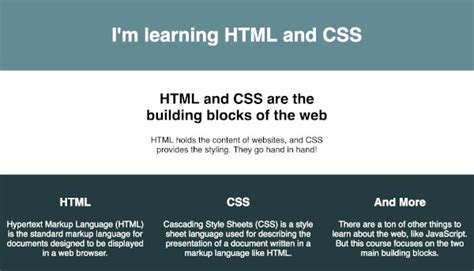 html  css  learn html  css