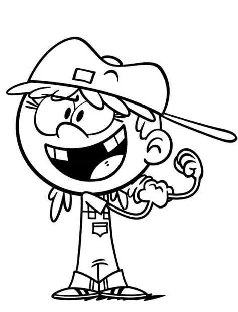 luna loud house coloring page  printable coloring pages  kids