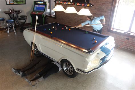 beautiful 1965 shelby gt 350 car pool table for sale