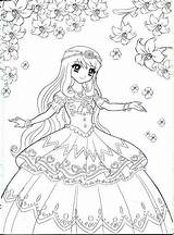 Coloring Anime Pages Princess Kawaii Girls Cute Printable Disney Mia Book Chibi Mama Adult Color Sheets Involving Motivation Google Colouring sketch template