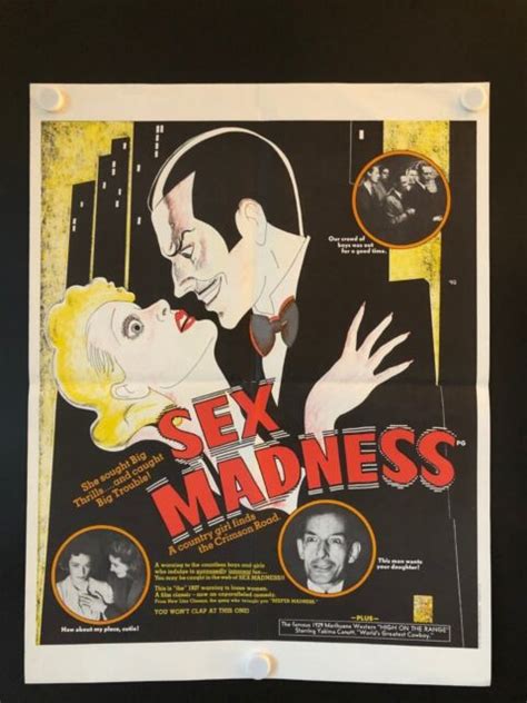 Sex Madness Original Movie Poster 1973 18 5 X 24 Ex Nm Wow Ebay