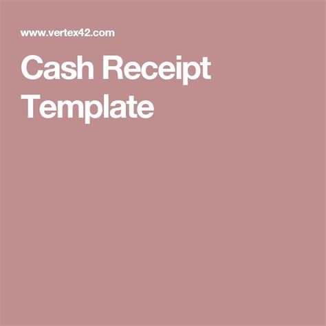 cash receipt template cash receipt template receipt template cash
