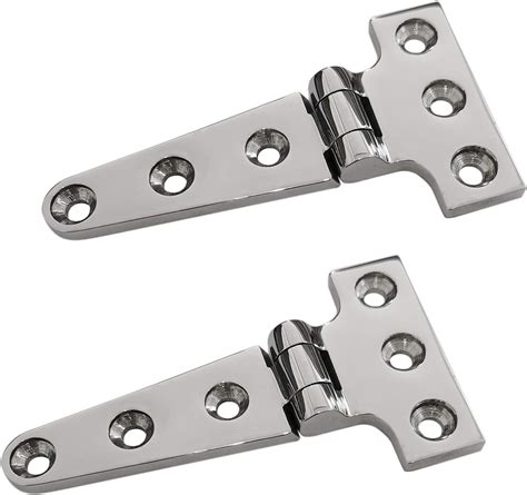 pair   stainless steel heavy duty marine grade  hinge lw cast strap hinge