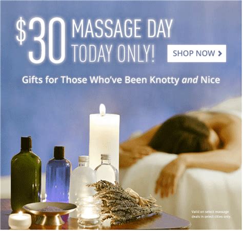groupon canada massage day offers save an extra 30 on massage today