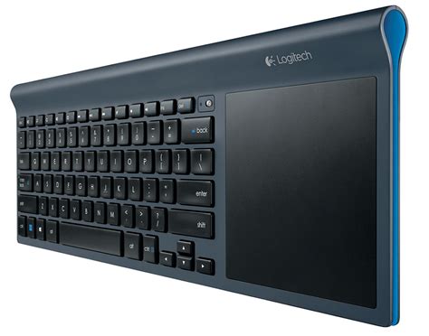 logitech tk keyboard  touchpad ubergizmo