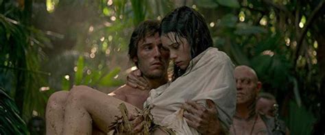 astrid bergès frisbey and sam claflin in pirates of the caribbean on