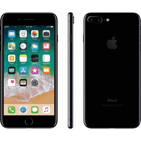 refurbished apple iphone   gb jet black locked att walmartcom walmartcom