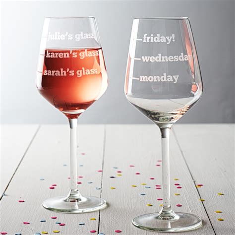 Personalised Wine Glass Becky Broome Becky Broome