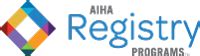 aiha registry programs sds label authoring registry