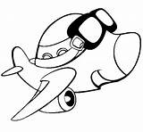Airplane Kids Coloring Clipart Library Plane Air Pages sketch template
