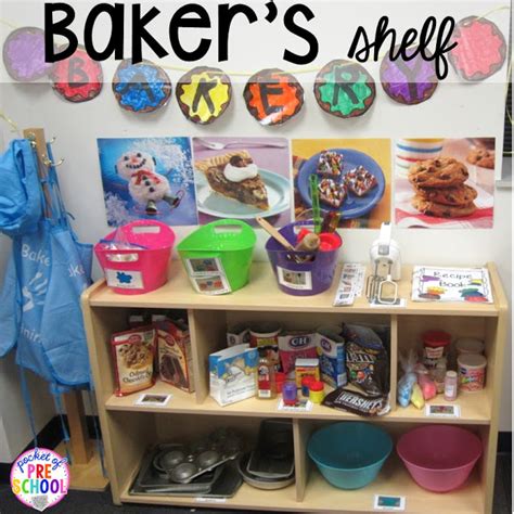 bakery dramatic play pocket  preschool