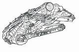 Millennium Millenium Hyperspace Nave Chewbacca sketch template