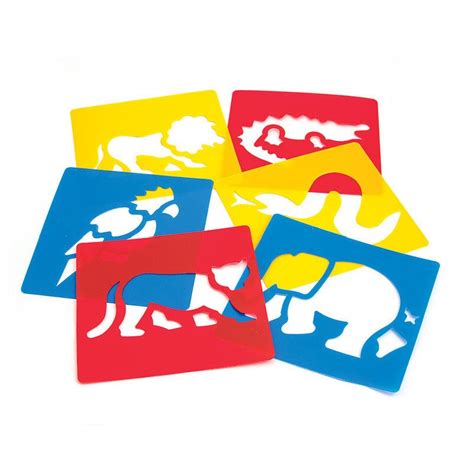 hobbycraft  pack stencils kids childrens painting colouring assorted