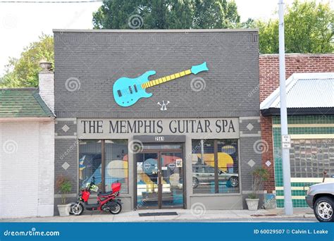 memphis guitar spa memphis tennessee editorial photography