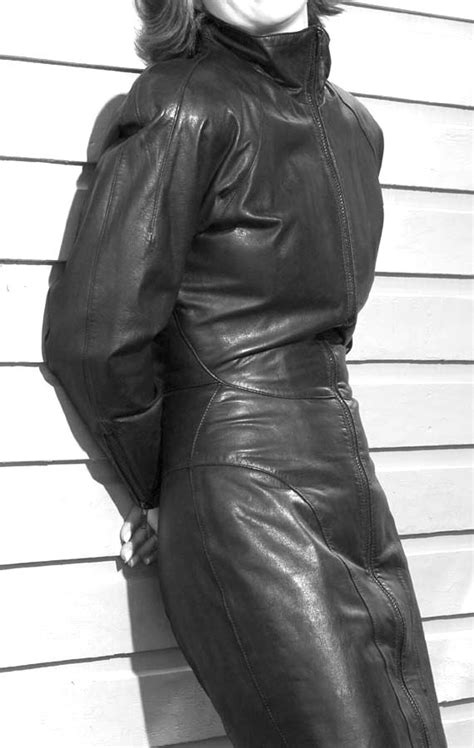 Ebay Leather Vintage Berman S Black Leather Dress Sells Well