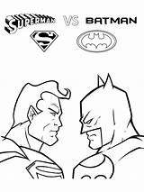 Superman Batman Coloring Pages Vs Printable Kids Logo Getcolorings Colouring Visit Choose Board Popular Color sketch template