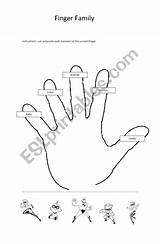 Finger Family Worksheet Worksheets Printable Preview Civii11 English Eslprintables sketch template