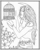 Coloring Pages Adult Blank Adults Maiden Books Comics Drawing sketch template