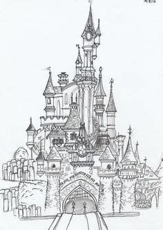 disney beauty   beast castle printable coloring page artist