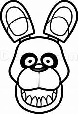 Bonnie Fnaf Coloring Freddy Pages Drawing Golden Para Easy Colorear Five Nights Draw Bunny Drawings Dibujos Print Head Freddys Birthday sketch template