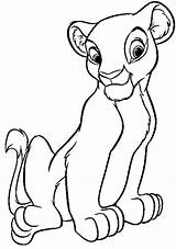Coloring Nala Pages Lion King Simba Printable Getcolorings sketch template