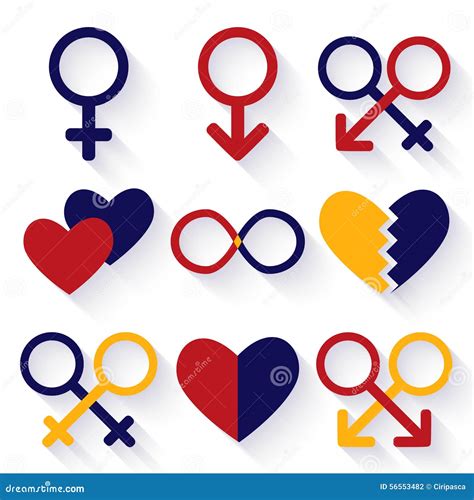 Illustration Male Female Sex Symbol On Stock Vector Hot Sex Picture