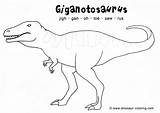 Giganotosaurus Bubakids sketch template