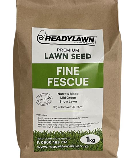 fine fescue premium lawn seed buy  readylawn auckland