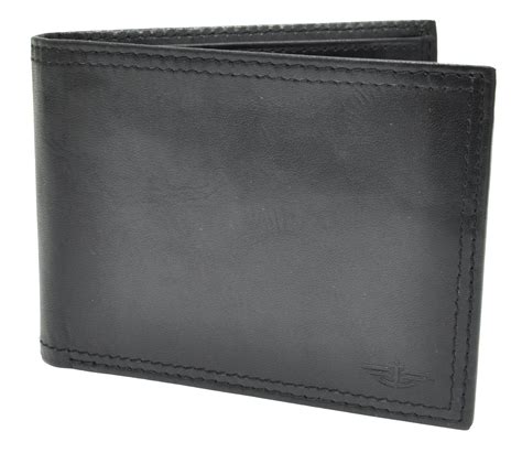 dockers mens leather slim bifold wallet bi fold wallet leather men