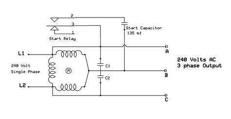 volt single phase wiring diagram