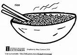 Arroz Reis Riso Riz Comida Colorare Rijst Japonesa Colorir Malvorlage Yakisoba Ausmalbilder Disegni Alimentos sketch template
