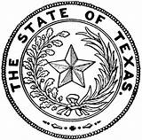 Texas State Seal Clip Clipart Symbols Symbol Coloring Pages Book Cliparts History Tx Star Clipartix Drawing Etc Library Clipartbest Line sketch template