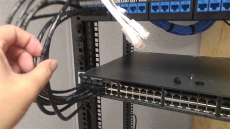 installing  network switch  server rack  youtube