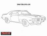 Pages Pontiac Car Coloring Drawing 1967 Gto Cars Smokey Bandit Template Cool sketch template