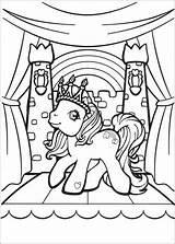Coloring Pages Princess Pony Popular Ponies sketch template