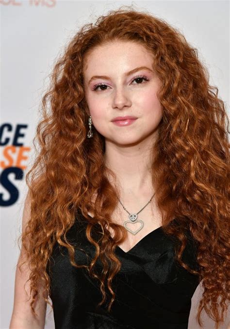 Francesca Capaldi 2019 Race To Erase Ms Gala Red Curly Hair Red