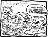 Pollution Drawing Water Air Environmental Cartoon Clipart Oil Ocean Getdrawings Their sketch template