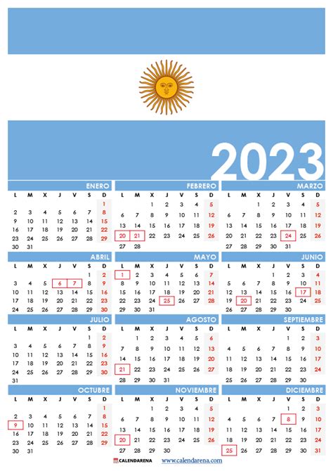 calendario  argentina  feriados  imprimir   reverasite