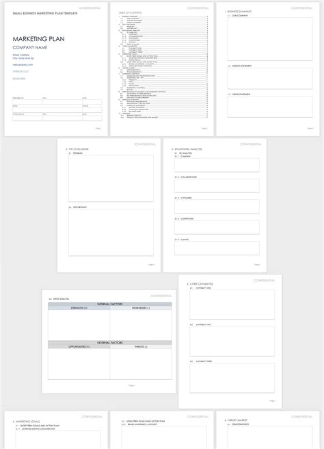 microsoft word marketing plan template collection